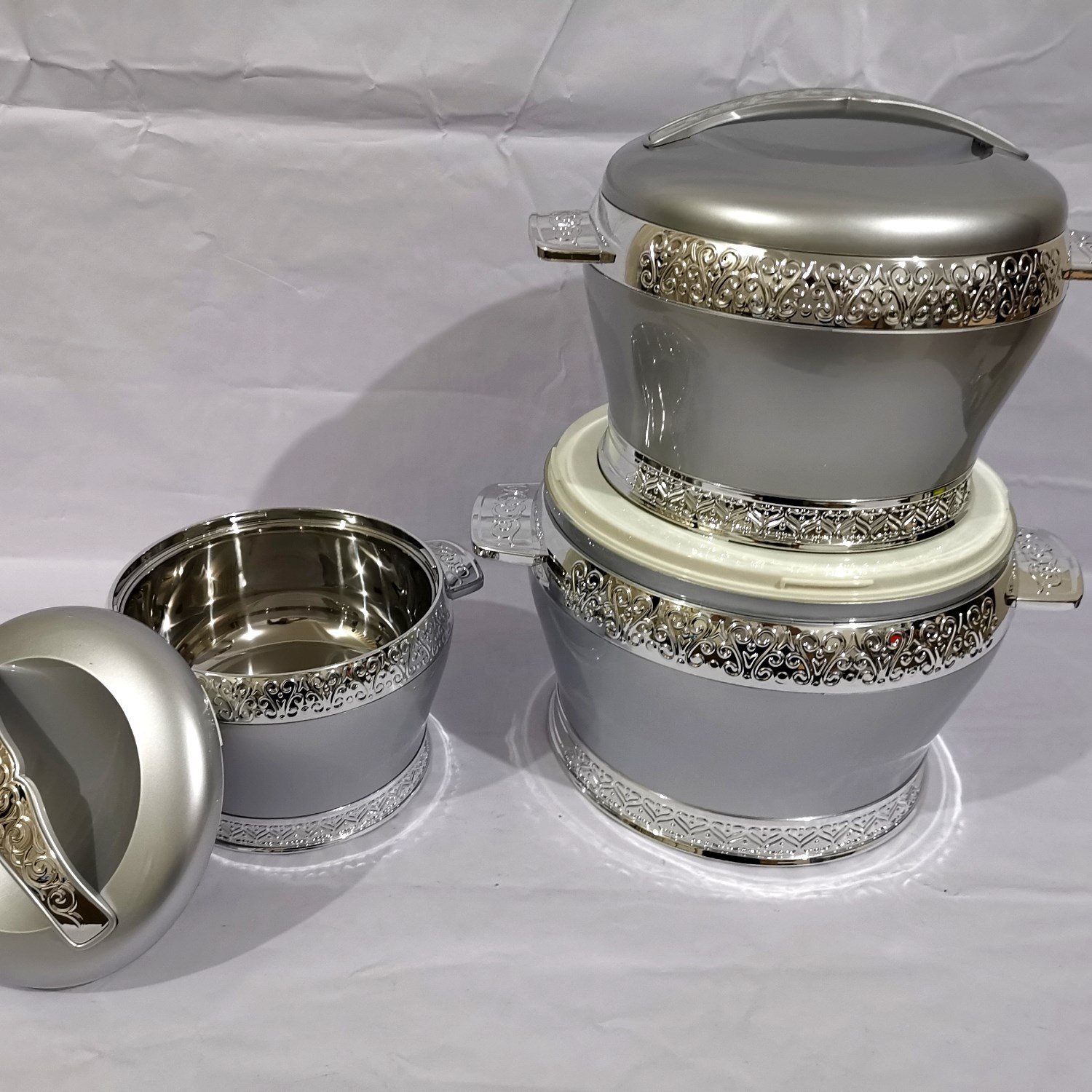 Stainless Steel Food Warmer Set