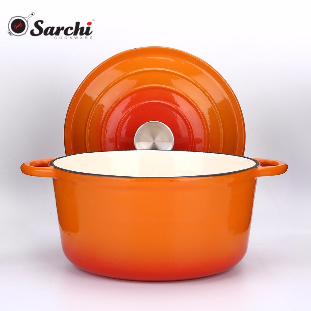 Wholesale Enamel Cast Iron Cookware Set Non Stick Kitchen Ware Sets For German Turkish Korea Russian Japanese Nonstick Camping
