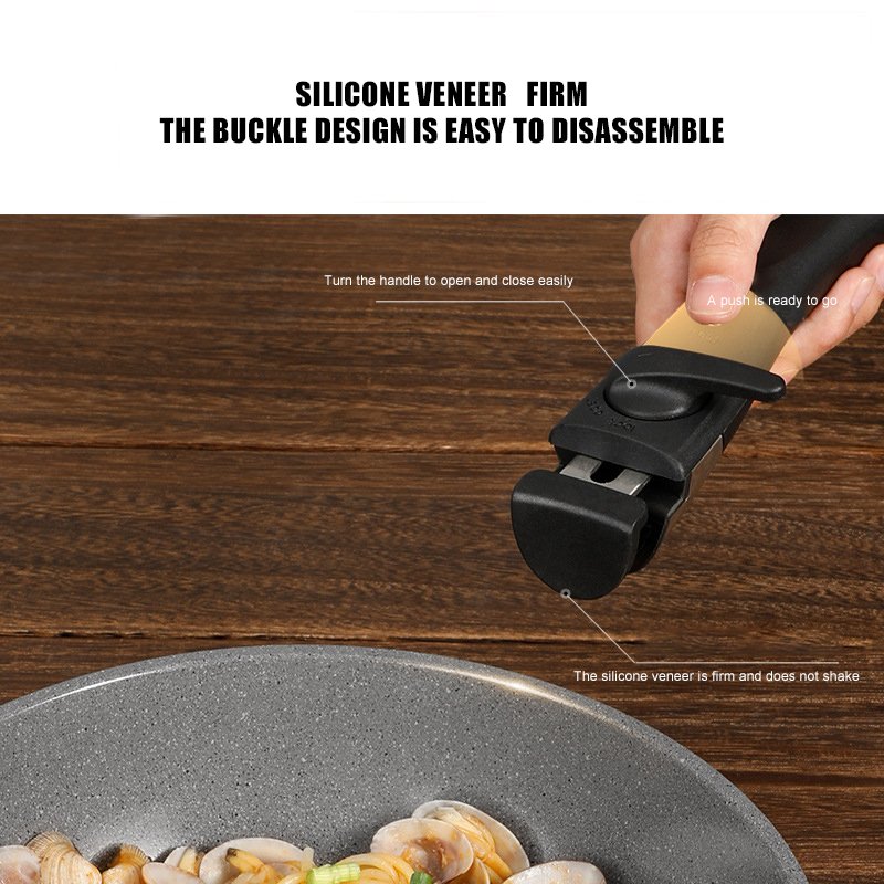 Hot Selling High Quality Maifanshi Detachable Handle Smoke-Free Multifunctional Non Stick Pan Aluminum Cookware Sets