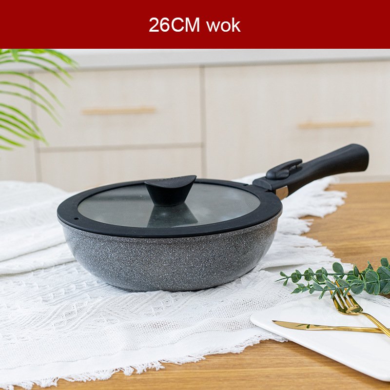 Hot Selling High Quality Maifanshi Detachable Handle Smoke-Free Multifunctional Non Stick Pan Aluminum Cookware Sets