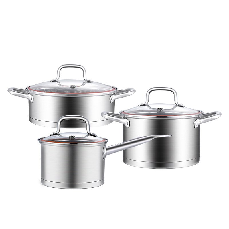 Hot Sale Nonstick Forged Aluminium Cookware Sets Kitchenware Cooking Pots and Pans with Glass Lids for Home Kitchen