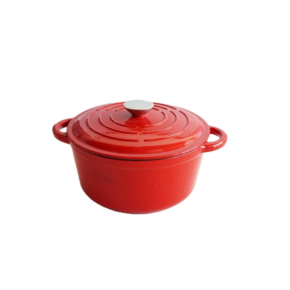 New Design Cast Iron Cooking Pot Iron Cast Dutch Oven Enamel Cast Iron Pot Casserole Cookware Set