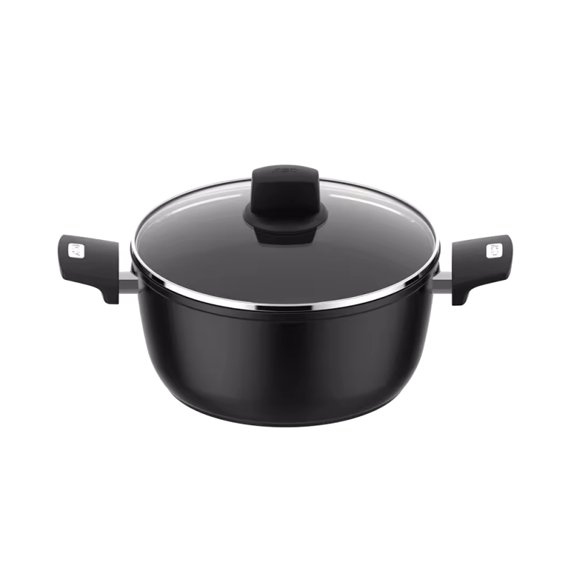 OEM EDM Aluminium kitchenware with induction bottom 11pcs non stick cookware set