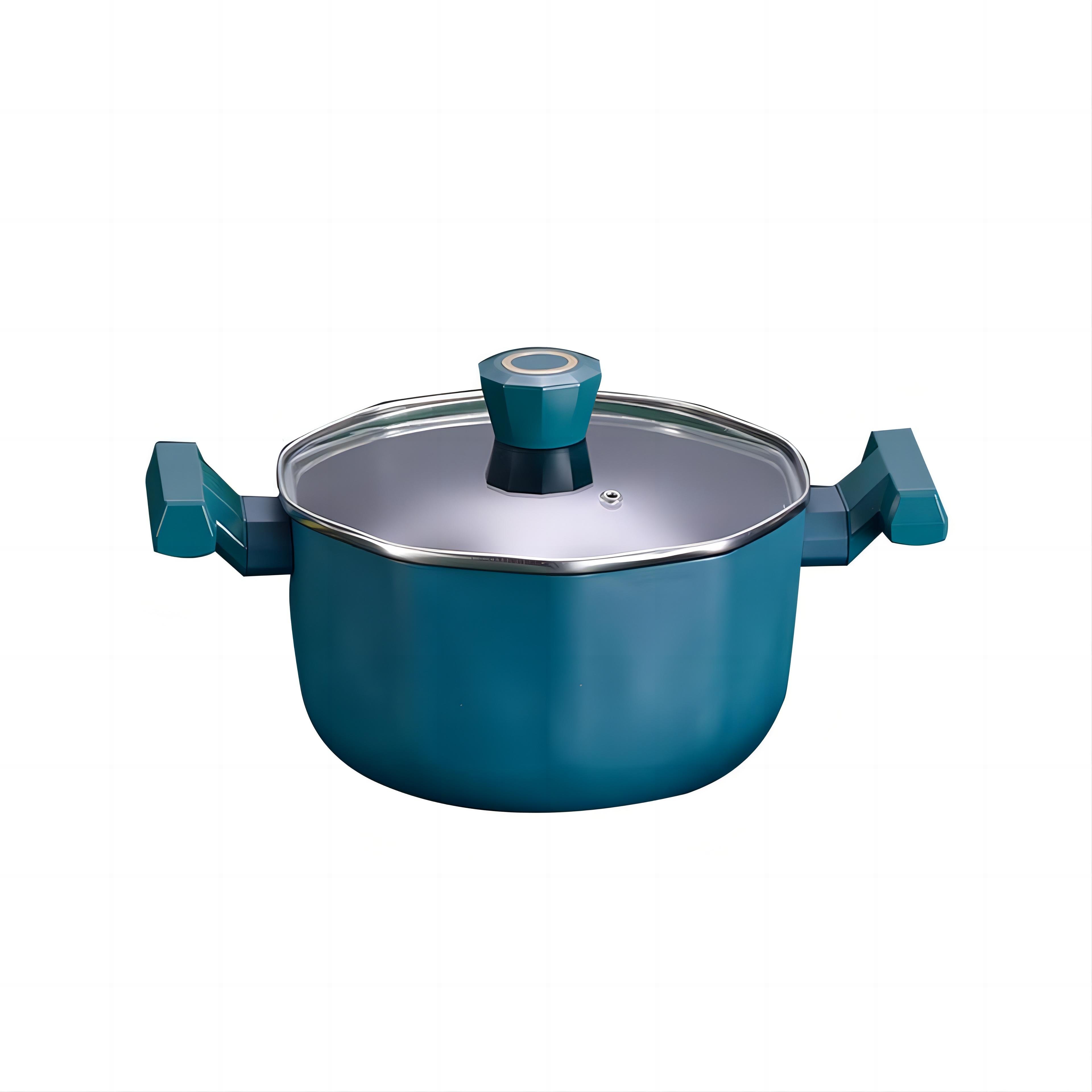 kitchen ware 3pcs Aluminum Nonstick Pots And Pans Cookware Sets,aluminum cookware soup & stock pots