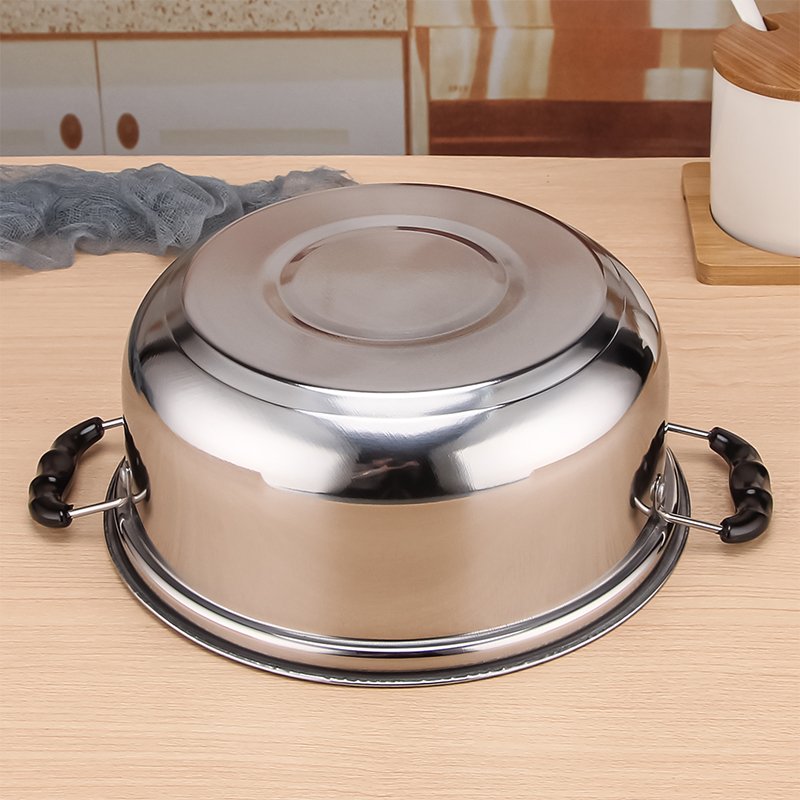 8PCS Kitchen Cookware Set Soup Pot Suit Cooking Pot Set Stainless Steel Cookware Glass Lid Stock Pot Wholesale Casseroles Sets