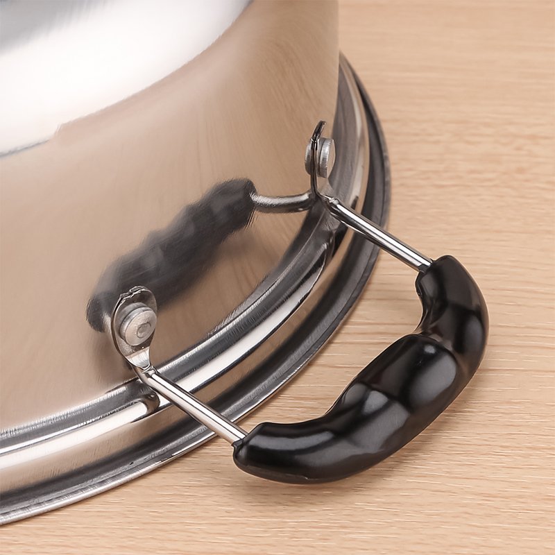 8PCS Kitchen Cookware Set Soup Pot Suit Cooking Pot Set Stainless Steel Cookware Glass Lid Stock Pot Wholesale Casseroles Sets