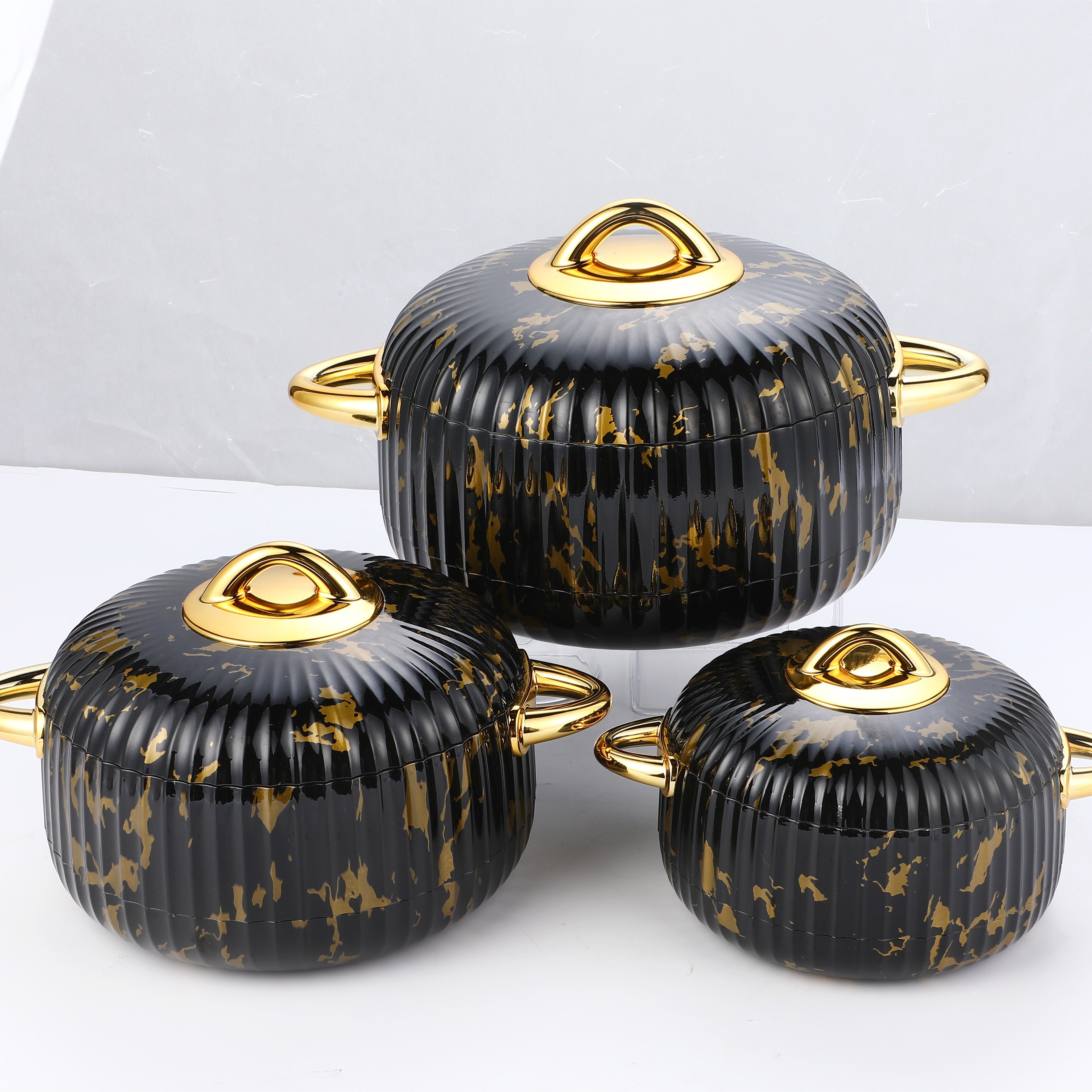 1L/2L/3.5L Large Restaurant Portable Stainless Steel Hot Pot Set Container Insulated Food Warmer Casserole Chafing Dish