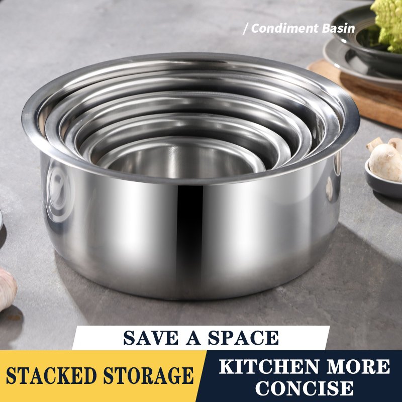 Large size 30cm Thickened stainless steel Cookware set Juego de ollas de cocina Grain Storage Containers With Lids indian pot