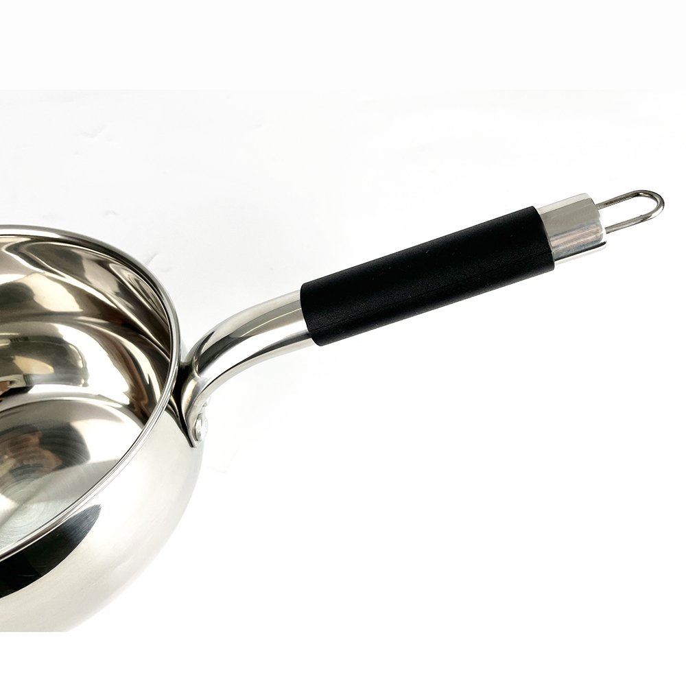 Soup Stockpot Household Noodles Pot Double Ear Electric Hot Pot Flat Saucepan Stainless Steel Pan Cookware Set
