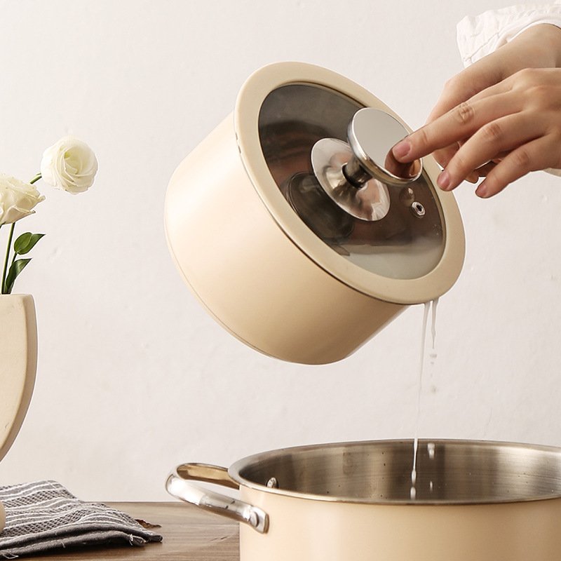Non-stick Pots and Pans Kitchen Stainless Steel Cookware Set Induction Cooker Pot set
