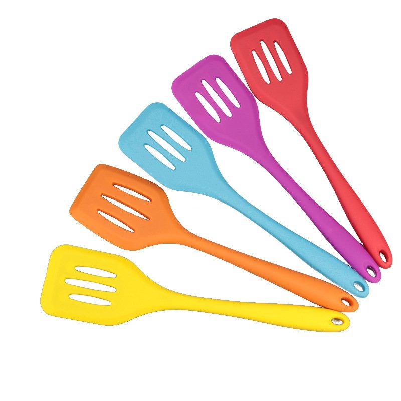 Kitchen Cookware Sets Silicone Spatula Turner for Nonstick Cookware Cookie Spatula Egg Spatula Turner