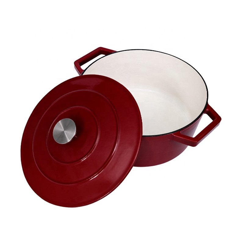 New design Round Cast iron cookware sets enameled cast iron dutch oven enamel casserole