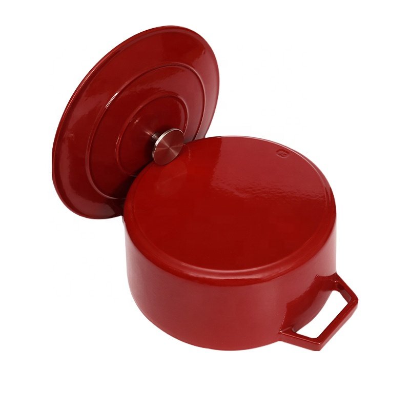 New design Round Cast iron cookware sets enameled cast iron dutch oven enamel casserole