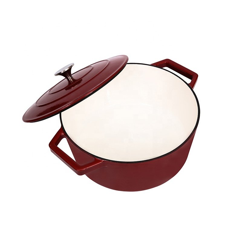 New design Round Cast iron cookware sets enameled cast iron dutch oven enamel casserole