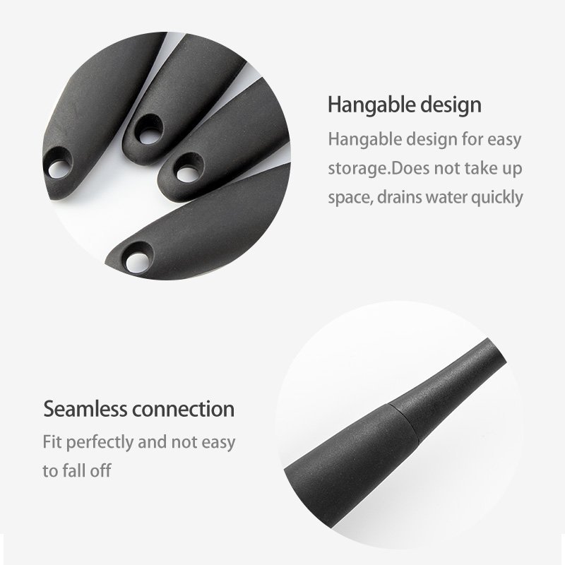 Eco reusable custom home 6 pieces best holiday gift idea non-stick and heat resistant nylon kitchen cookware utensil set