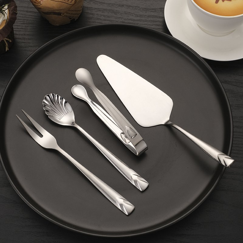 Multi Size Metal Silverware Stainless Steel Knife Fork Spoon Cutlery Cookware Set