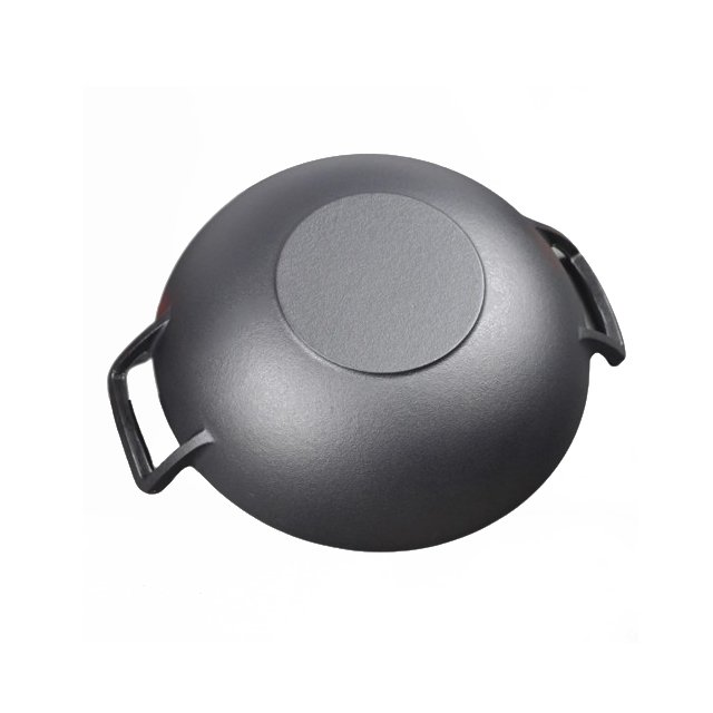 Black Camping Kitchen Sets Cookware Set Wok Set Nonstick Cookware Cast Iron Wok Pan Japanese Iron Chinese Wok