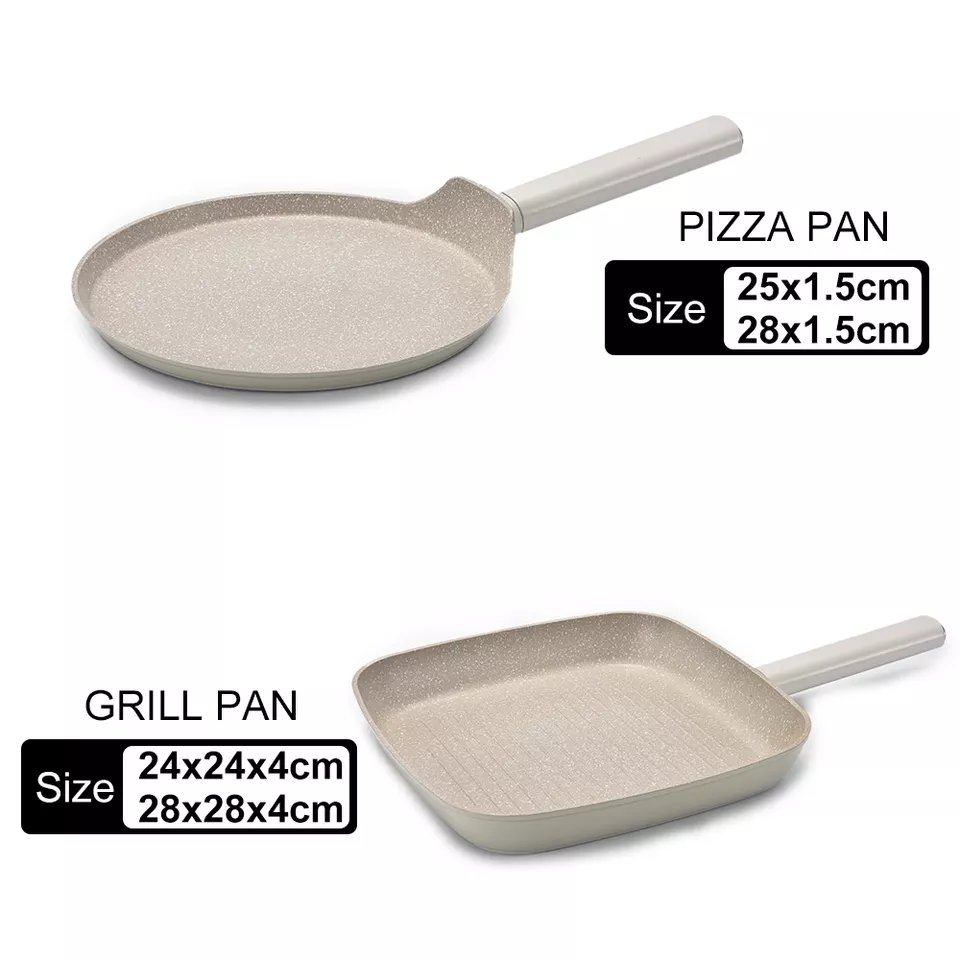 Pot Cookware Set White Restaurant Commercial Nonstick Kitchenware Cookware Set