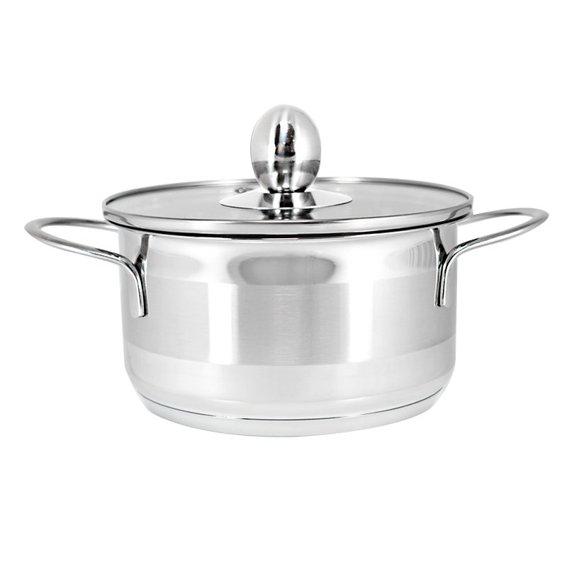 12/14/18/20/24cm Food Grade Stainless Steel Cookware Pots Set