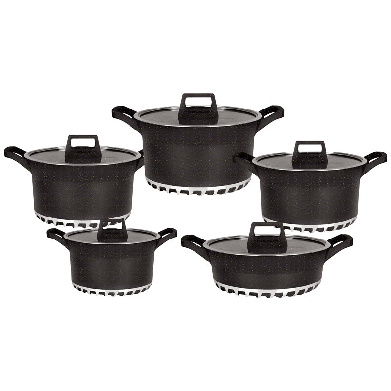 Cookware set 10 piece Die Cast Aluminum Non-stick Cookware sets