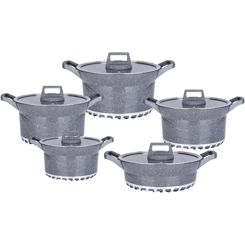 Cookware set 10 piece Die Cast Aluminum Non-stick Cookware sets