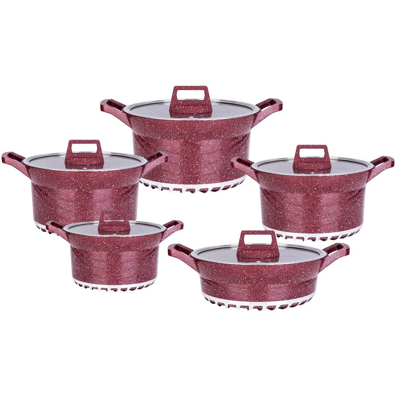 Cookware set 10 piece Die Cast Aluminum Non-stick Cookware sets