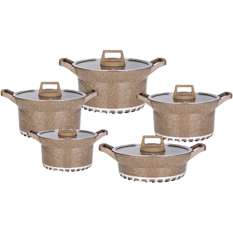 Cookware set 10 piece Die Cast Aluminum Non-stick Cookware sets