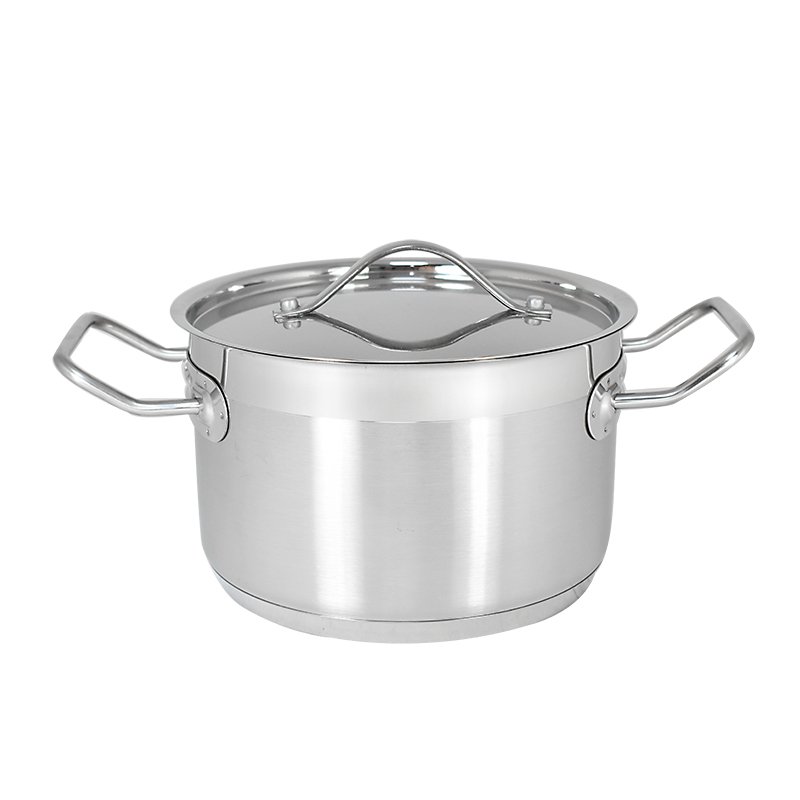 Home use safe cookware sets stainless steel not rust and easy to clean cooking pot set