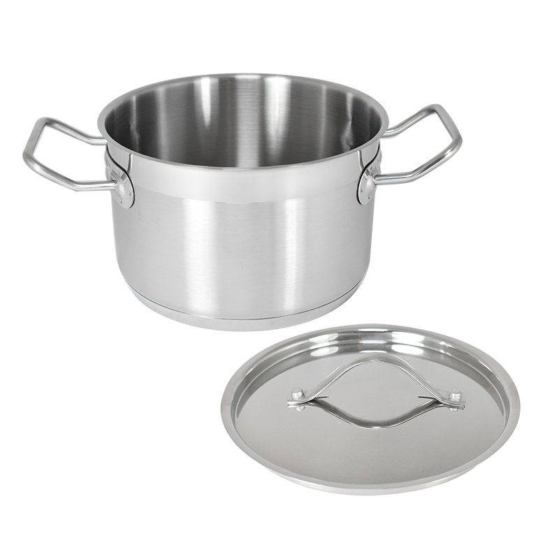 Home use safe cookware sets stainless steel not rust and easy to clean cooking pot set