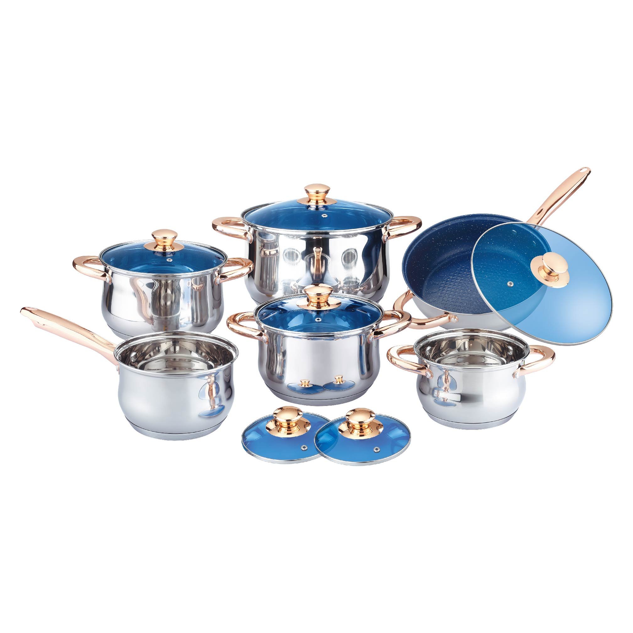 Kitchenware Cooking Tools Set Cookware Sets Stainless Steel Kitchenware Gold 12 Pieces Kitchenware Set