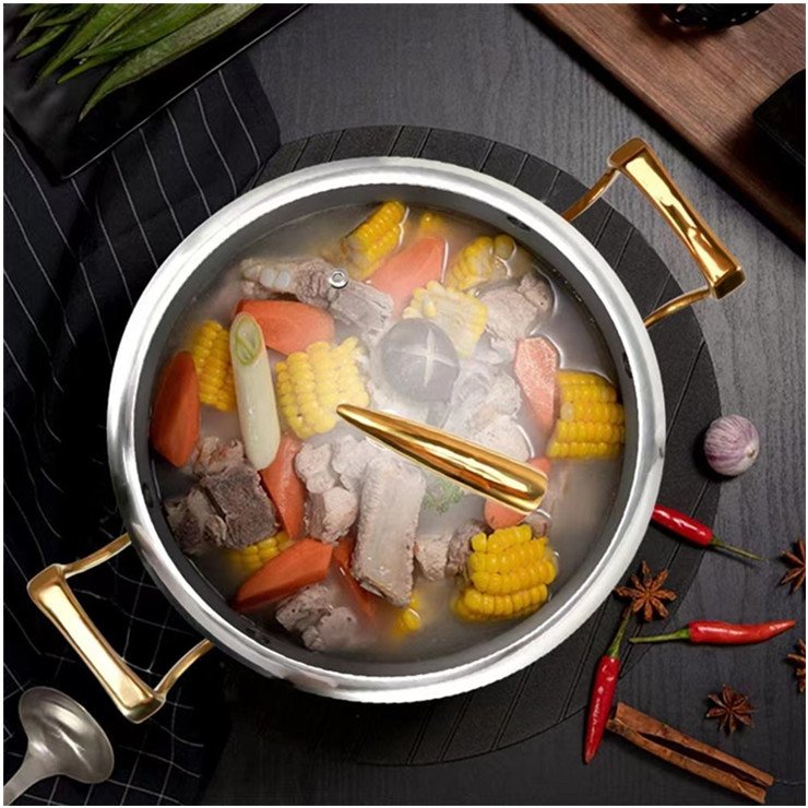 hot sell 10 pieces Induction Kitchenware 5-Ply clad Stainless Steel Cookware Sets Pots And Pans Set