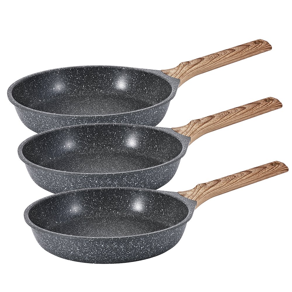 OEM Hot Selling Die Cast Aluminum Kitchen Cheap Non Stick 7 pieces Cookware Set