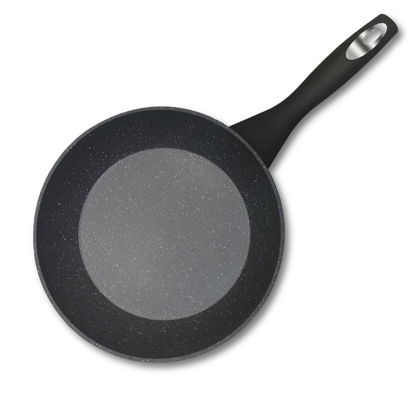 Wholesale Eco-Friendly Forged Aluminum 9pcs Cookware Black Nonstick Marble Coating Cookware Set