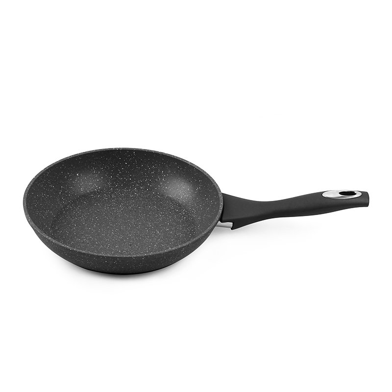 Wholesale Eco-Friendly Forged Aluminum 9pcs Cookware Black Nonstick Marble Coating Cookware Set