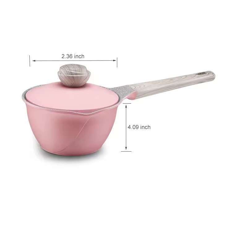 Hot Sale Korean Style Household Casting Aluminum Non Stick Ceramic Cookware Sets