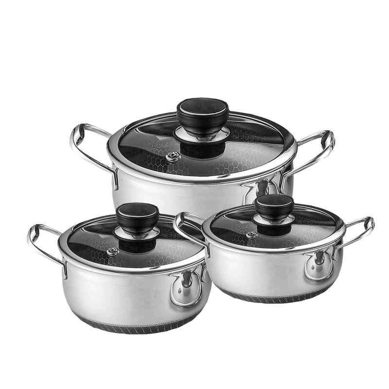 Hot Selling High Capacity Stock Pot Commercial Pots And Pans Non-stick Cookware Set Soup Pot