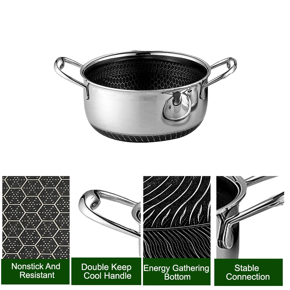 Hot Selling High Capacity Stock Pot Commercial Pots And Pans Non-stick Cookware Set Soup Pot