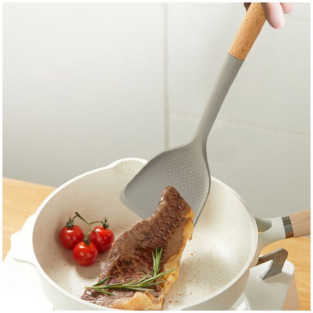 Heat Resistant Cookware Kitchen Accessories Cooking Tools silicone ladle soup spoon Silicone Kitchen Utensils Set