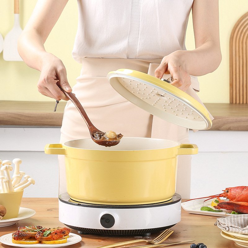 Cookware Set Casserole Nonstick Enamel Iron Cast Cookware Pots And Pans Multifunction Dutch Oven With Cover Cooking Kitchen Ware