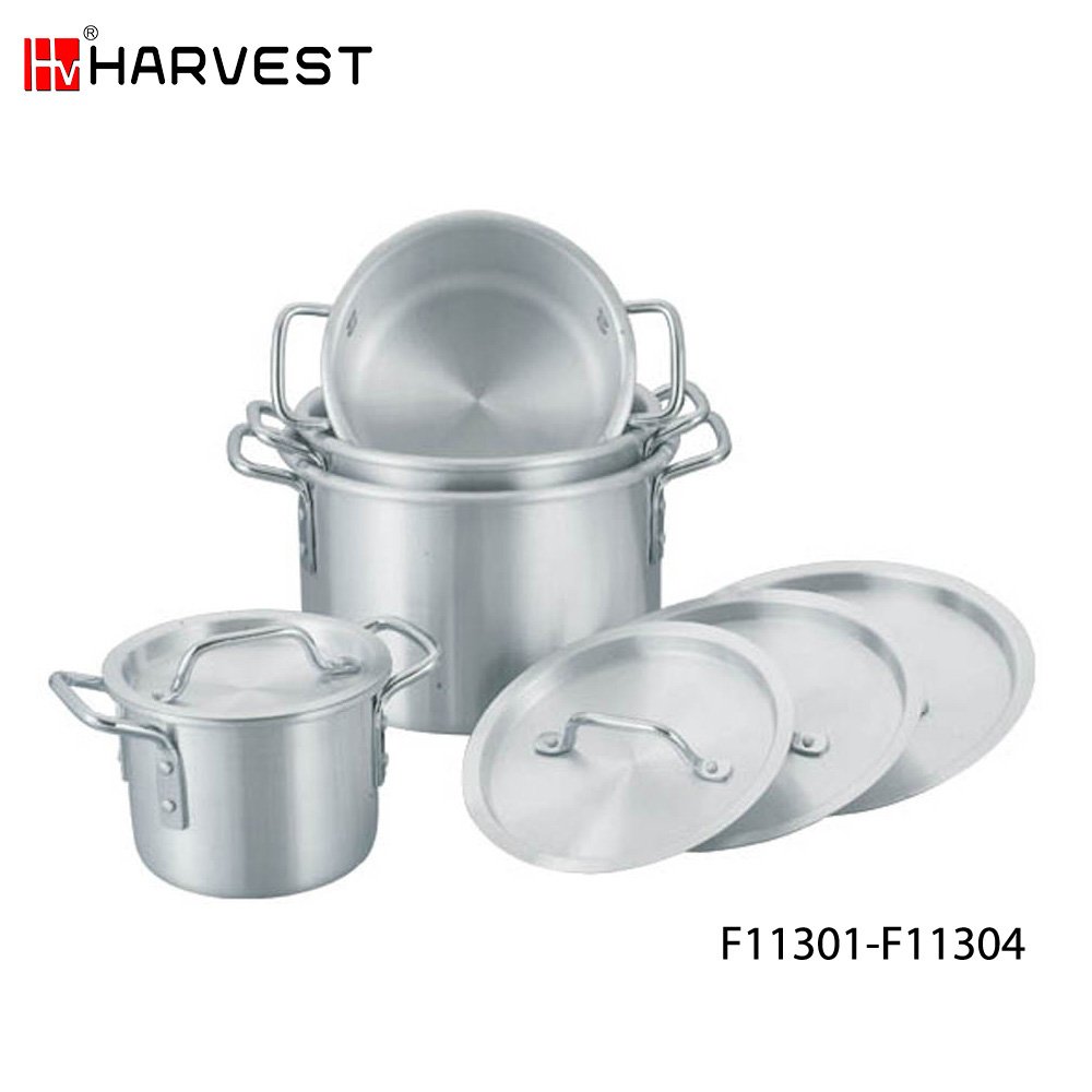 Low price of aluminum cookware sets cooking stock pot