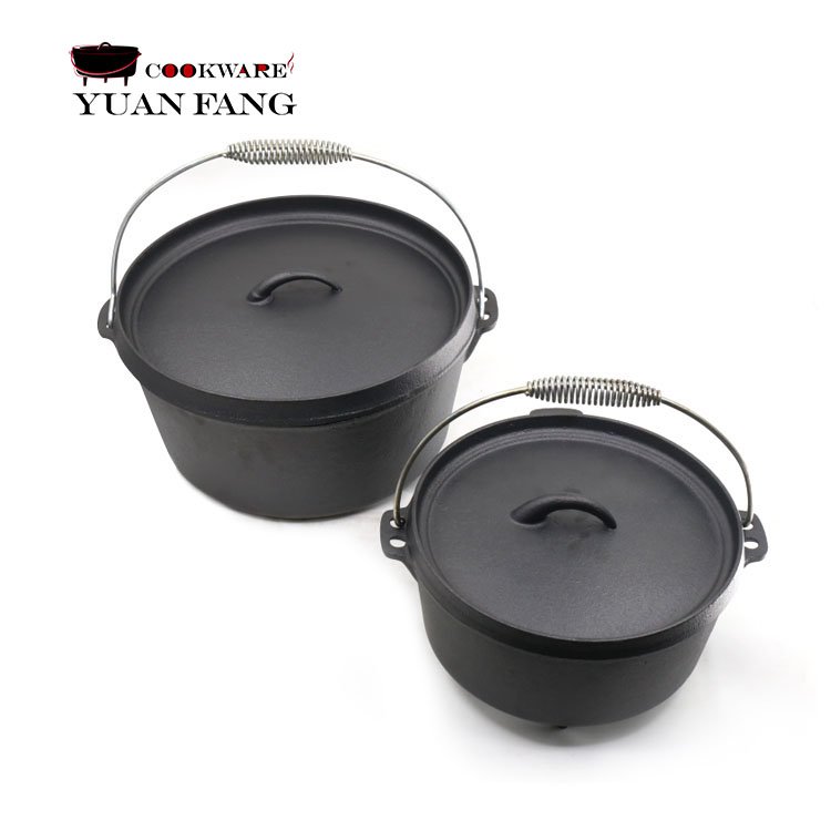 Hot Sale Camping Outdoor Cookware Set Cast Iron Pots and Pans Non-stick Cooking Utensil Set Cookware Sets