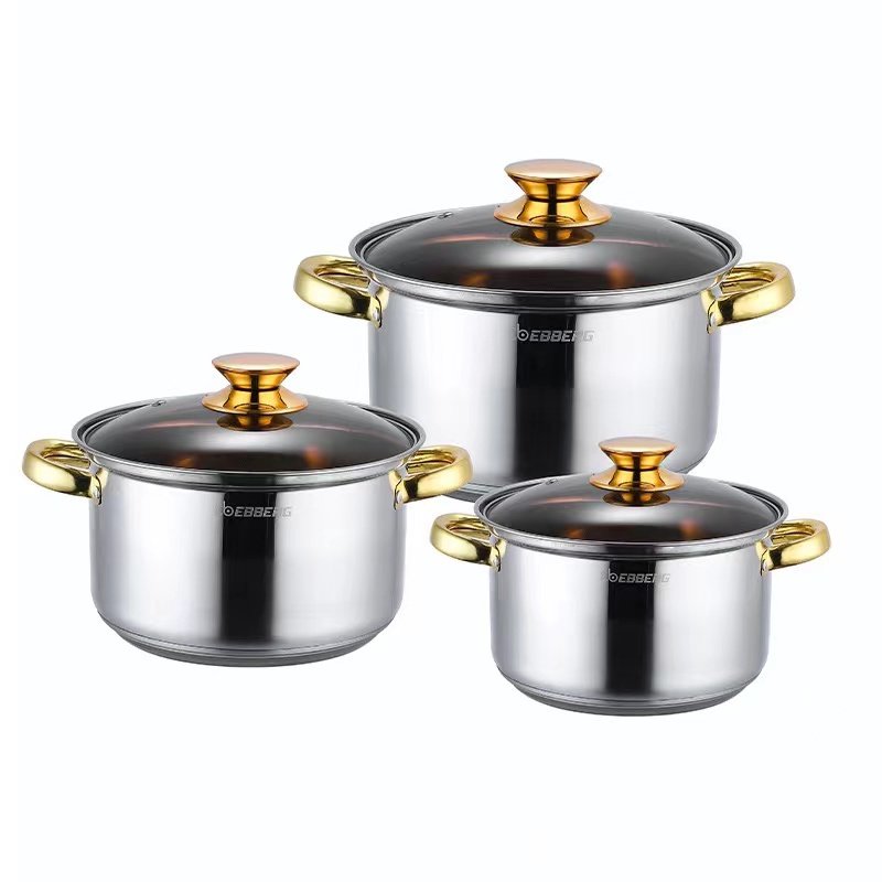 Classic Cookware Panelas Cookware Set Disine Regina Europe 6 pcs Soup Pot Casserole Cooking Tools