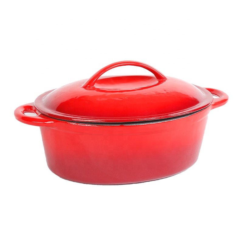 YINGYI Kitchen Cook Casserole cast iron cookware set Stew Dutch Oven Iron Enamel Pot