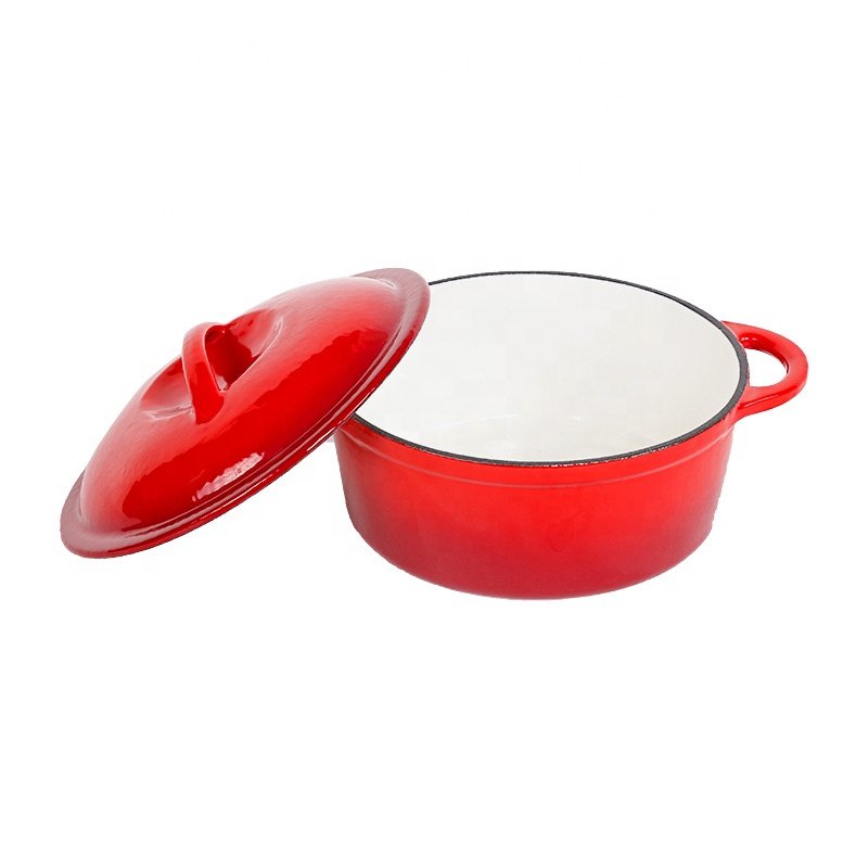 YINGYI Kitchen Cook Casserole cast iron cookware set Stew Dutch Oven Iron Enamel Pot