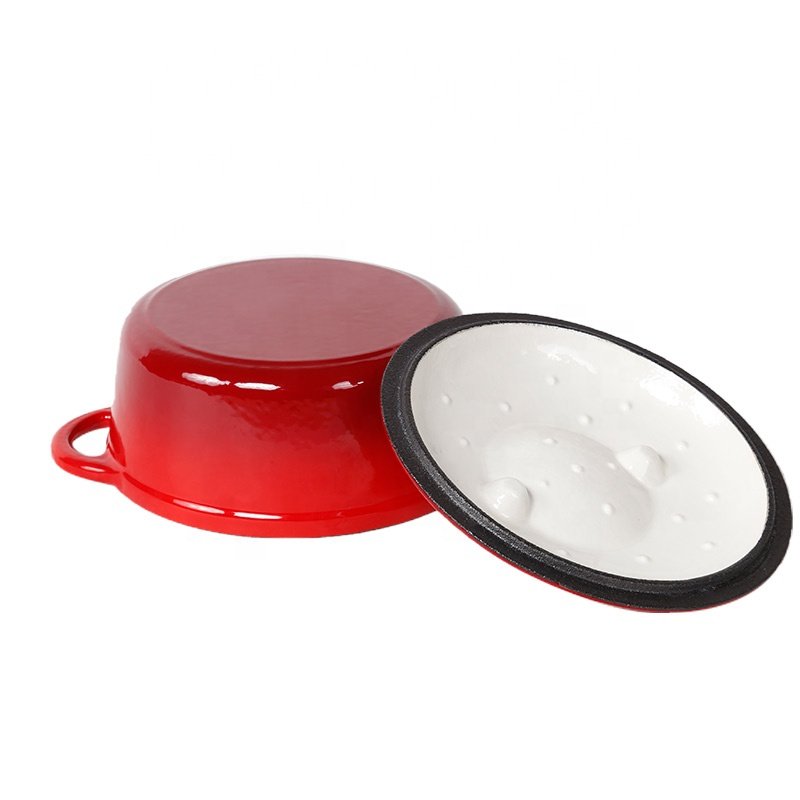 YINGYI Kitchen Cook Casserole cast iron cookware set Stew Dutch Oven Iron Enamel Pot
