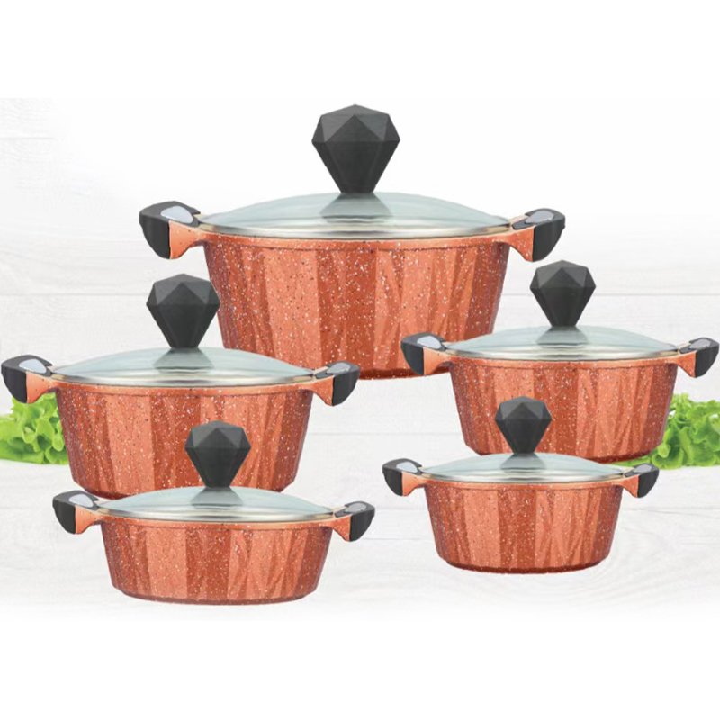 Panelas Antiaderente Kitchen Non Stick Pan Set Aluminum Cooking Pot Cookware Sets Nonstick Cookware