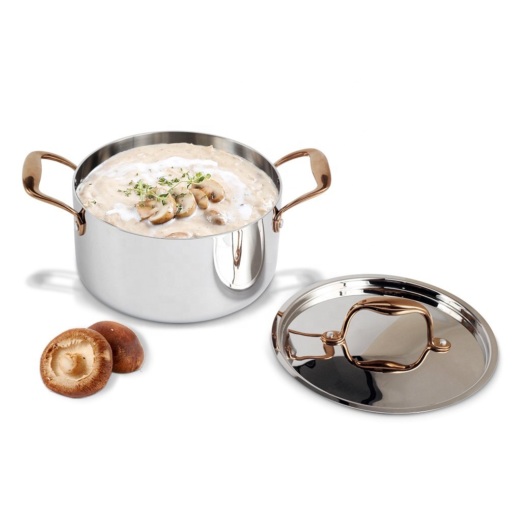 9-Piece 3-Ply Stainless Steel Cookware Set