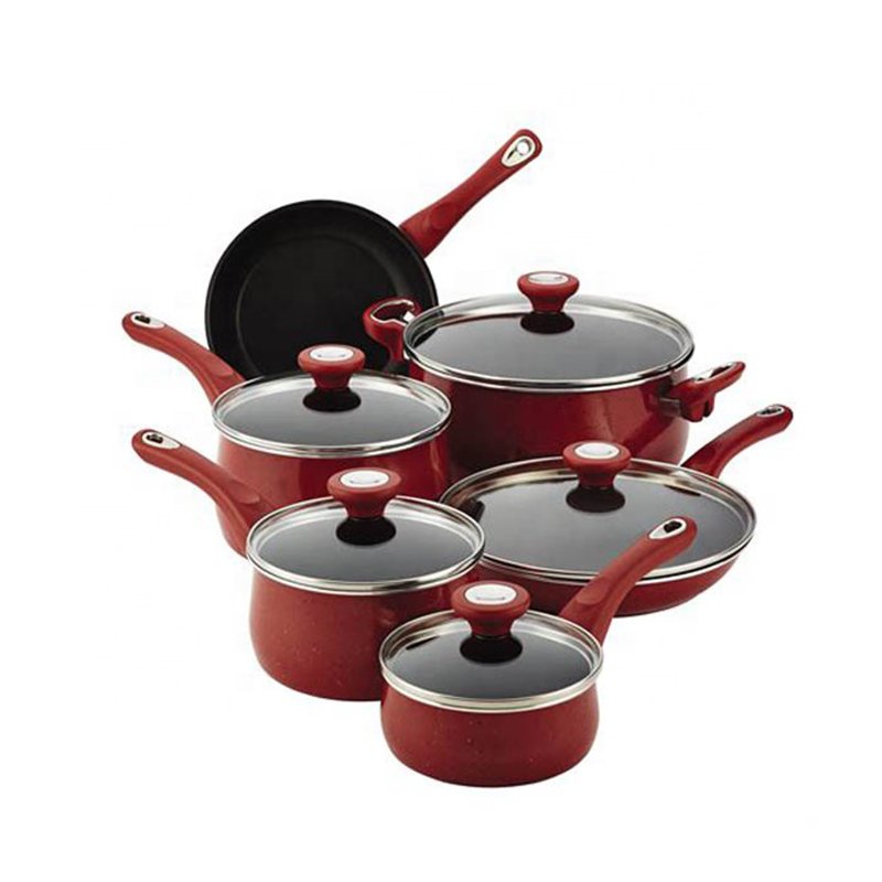 15pcs Aluminium Cookware Set Non Stick Cooking Pans FDA Standard Pots