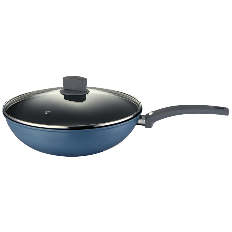 Kitchen Cookware Sets Non Stick Forged Aluminium Oval Shape Pan Panela Antiaderente Marble Coating Cookware