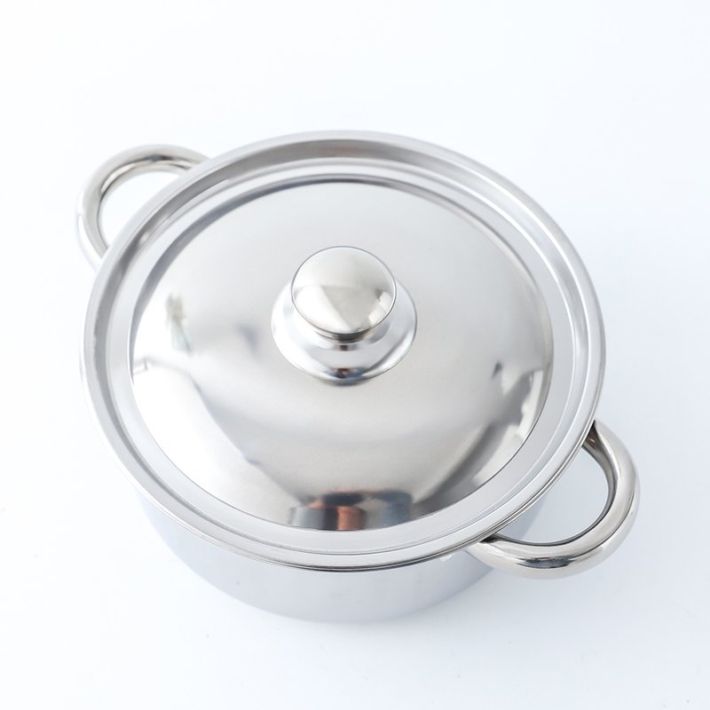 Multifunctional Kitchen Cookware 12-piece set Stir-fry Pan Stainless Steel Pot Soup Cookware set